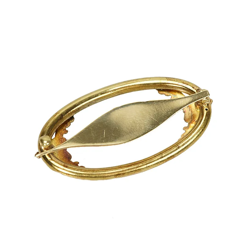 Edwardian Gold Hair Barrette