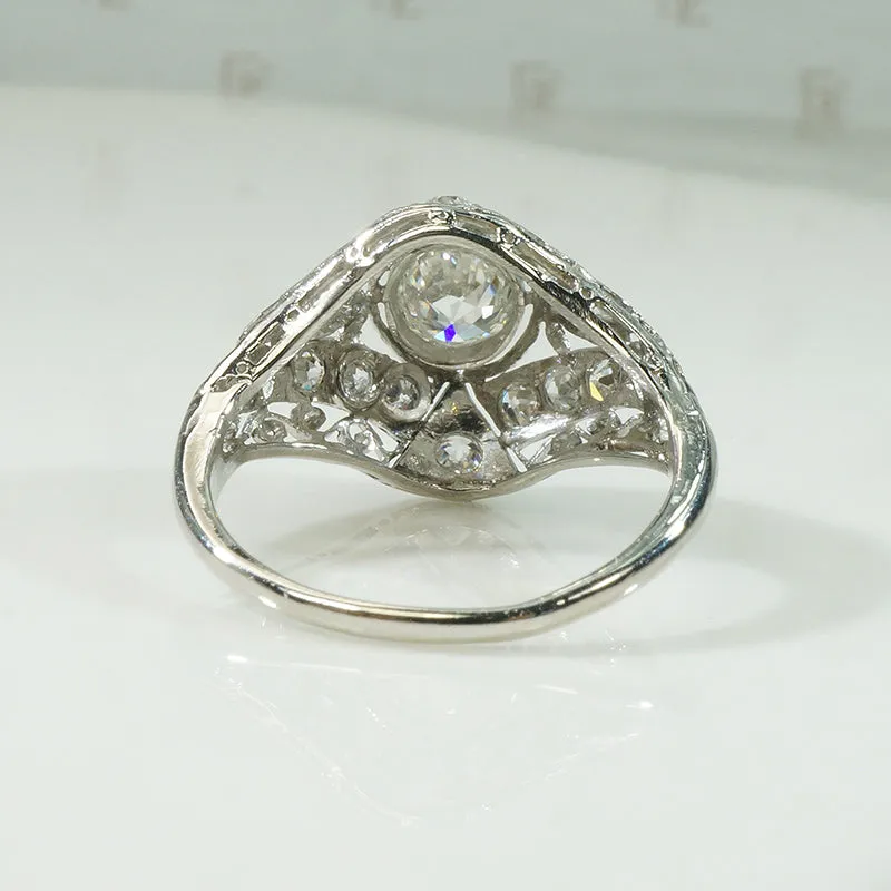 Edwardian Platinum Filigree Beauty