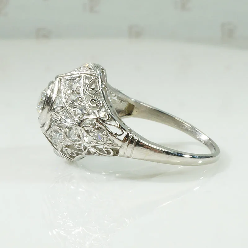 Edwardian Platinum Filigree Beauty