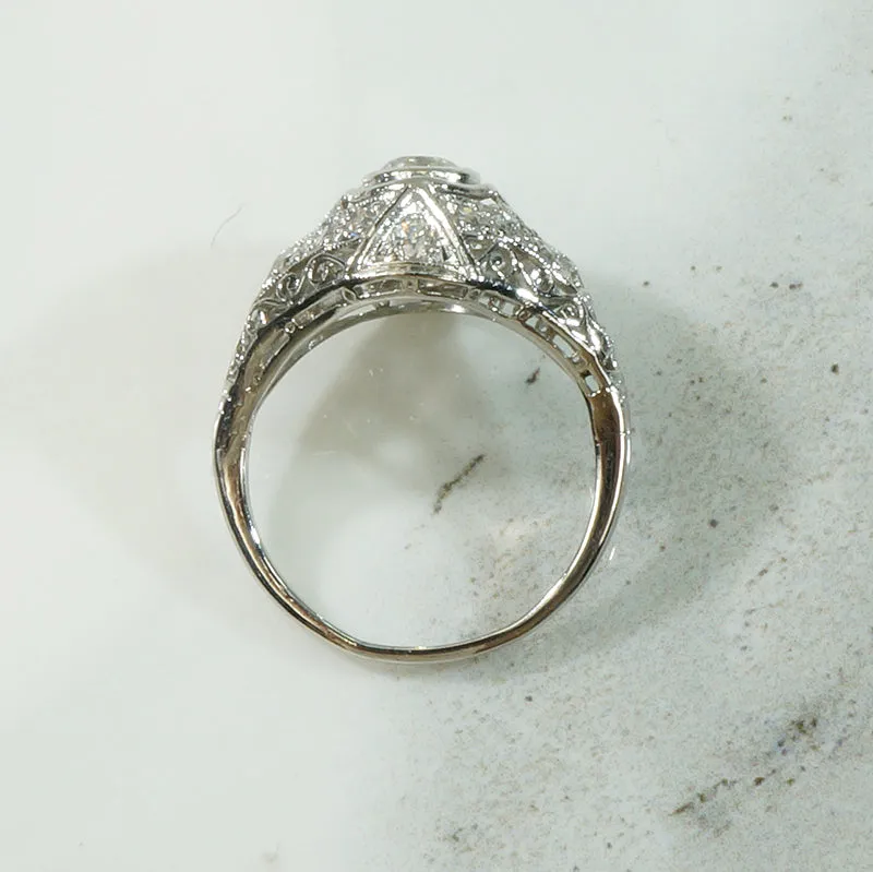 Edwardian Platinum Filigree Beauty