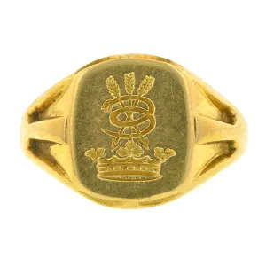 Edwardian Vintage Signet Ring