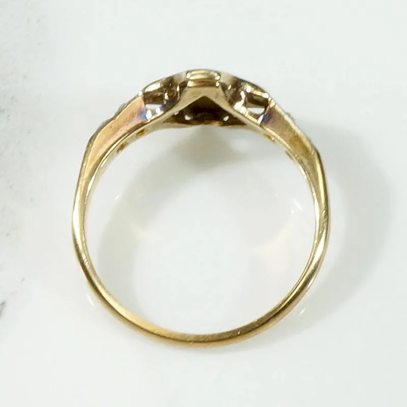 Elegant Platinum & 18ct Diamond Cluster Ring