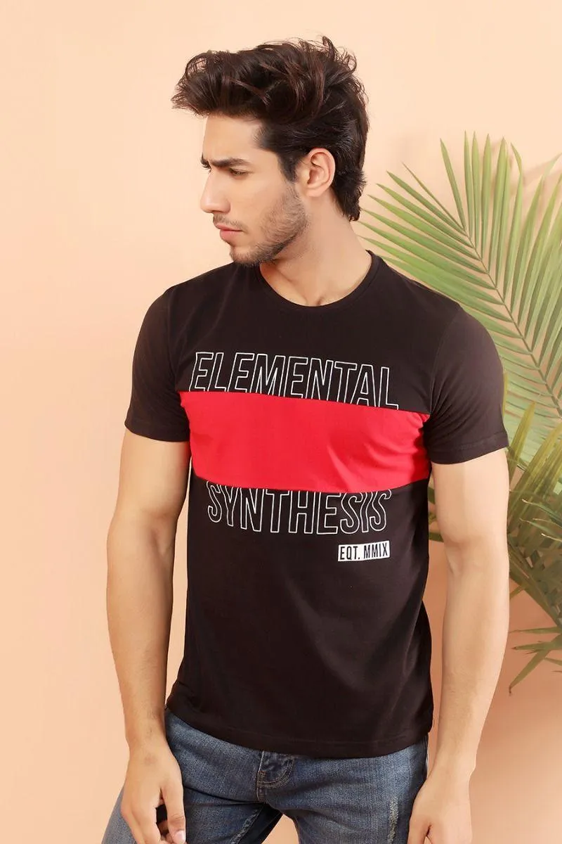 ELEMENTAL BLACK T-SHIRT