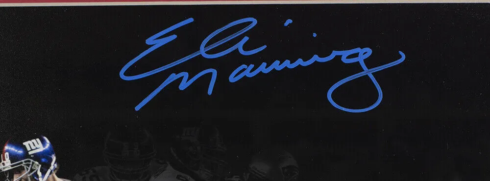 Eli Manning Signed Framed 11x14 Spotlight The Great Escape Giants Photo Fanatics