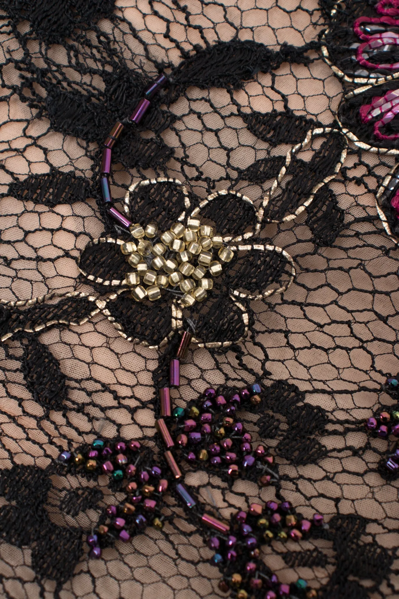 Embellished Lace Fringe Skirt