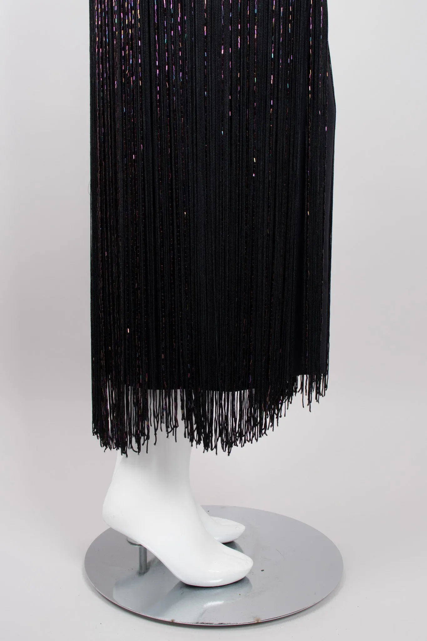 Embellished Lace Fringe Skirt