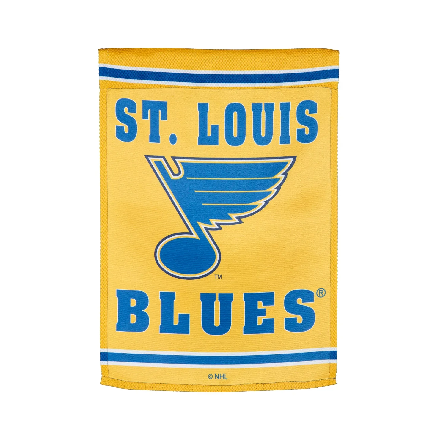 Embossed Suede Flag, GDN Size, St Louis Blues,14es4374