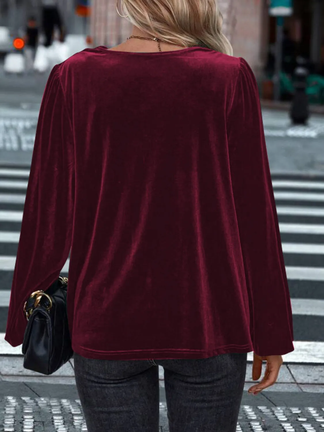 Eve Cowl Neck Long Sleeve Top