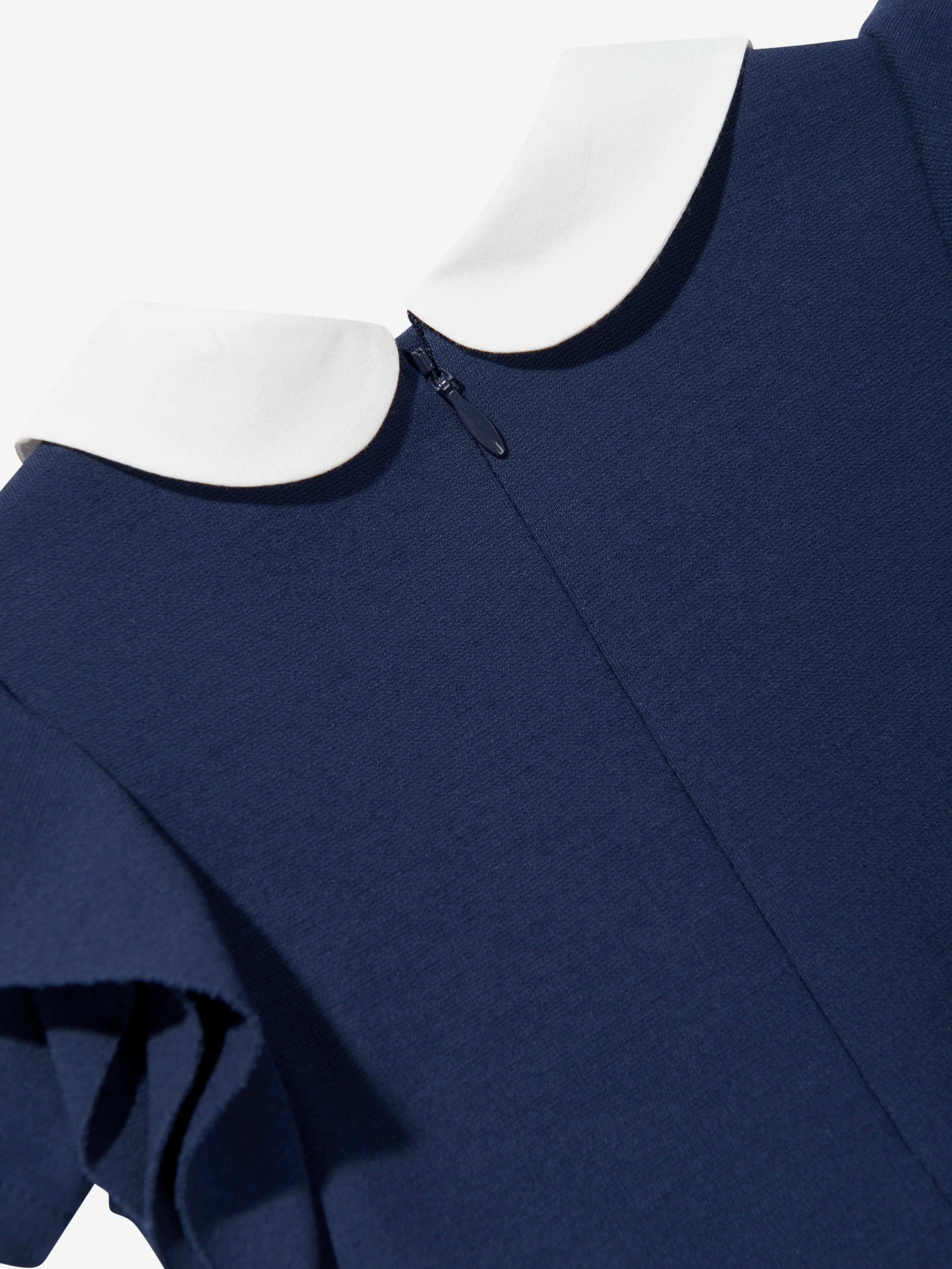 Fendi Baby Girls Punto Milano Dress in Navy