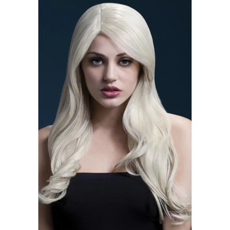 Fever Nicole Wig - Blonde, Soft Wave with Side Parting