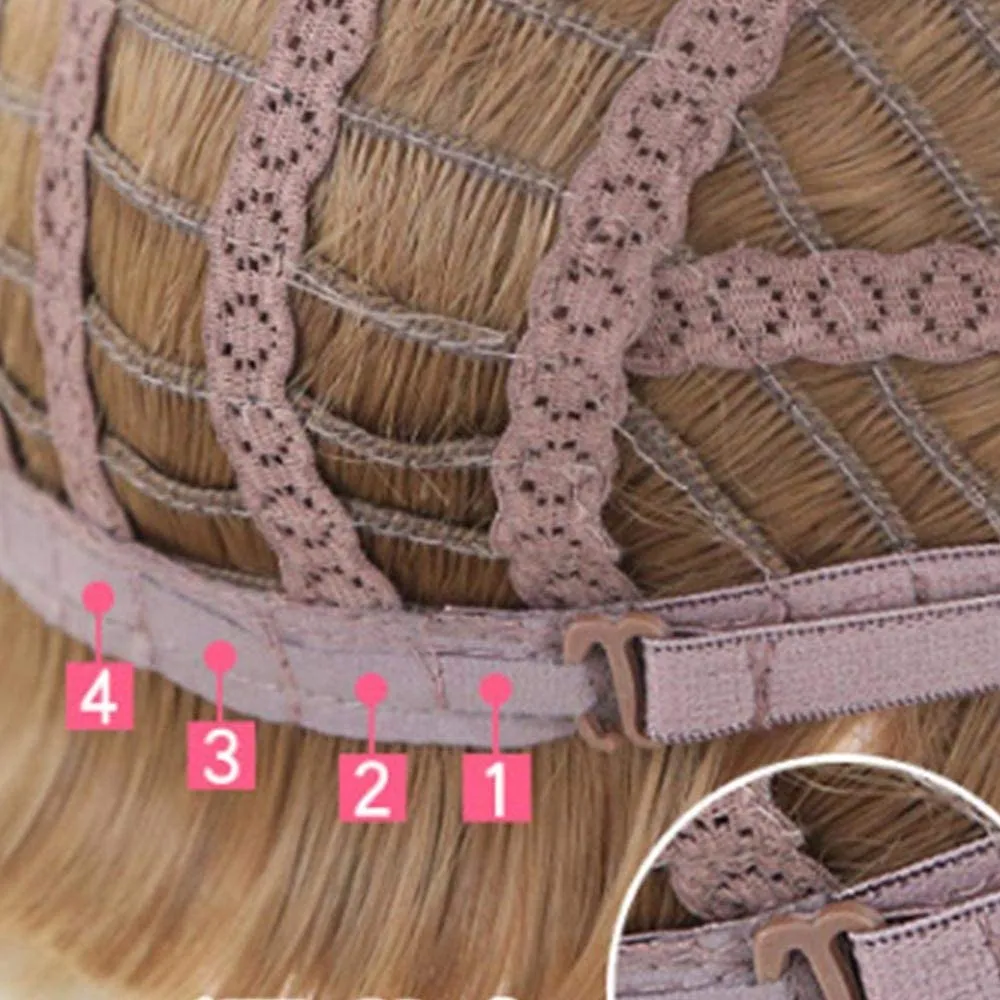 Flowgodan European and American blonde wig