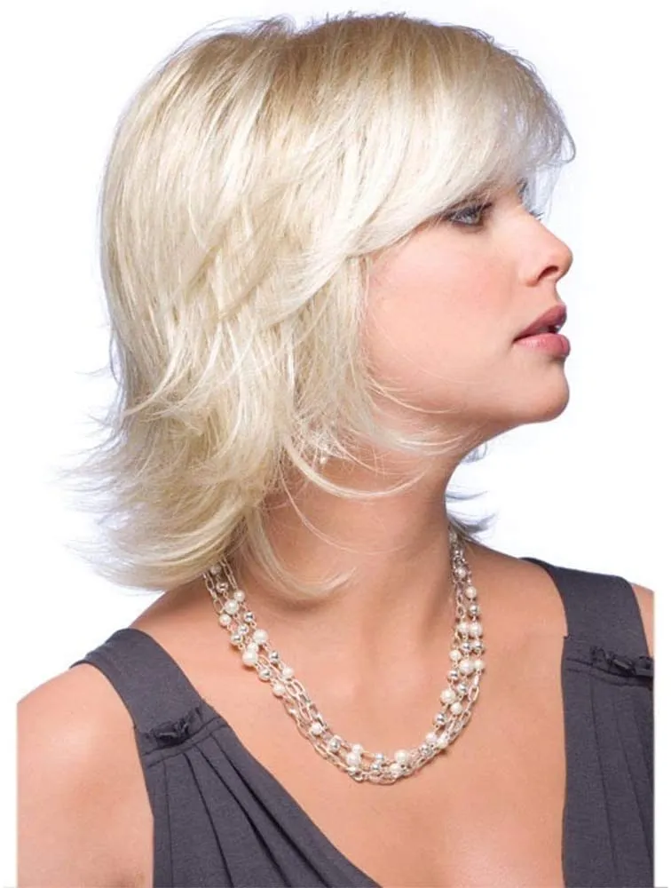 Flowgodan European and American blonde wig
