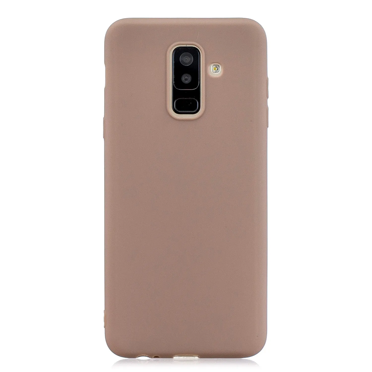 For Samsung A6 PLUS Lovely Candy Color Matte TPU Anti-scratch Non-slip Protective Cover Back Case 9