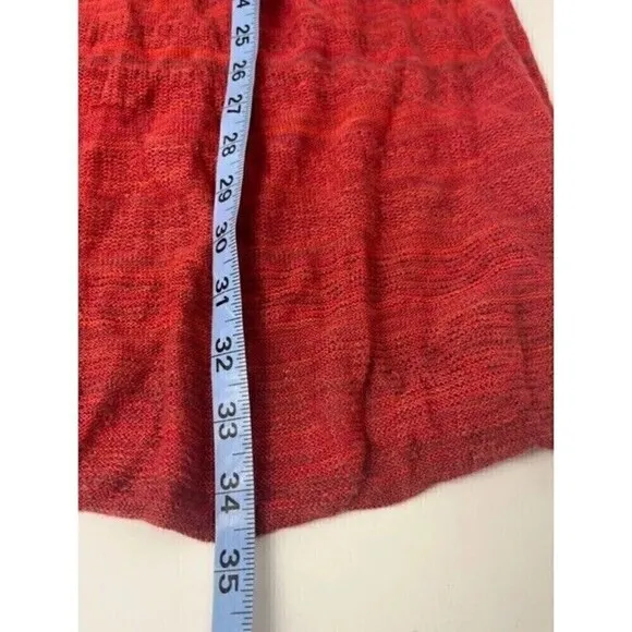 Free People | Anthropologie| Rain Or Shine Women’s Red Knit Mini Dress | Small