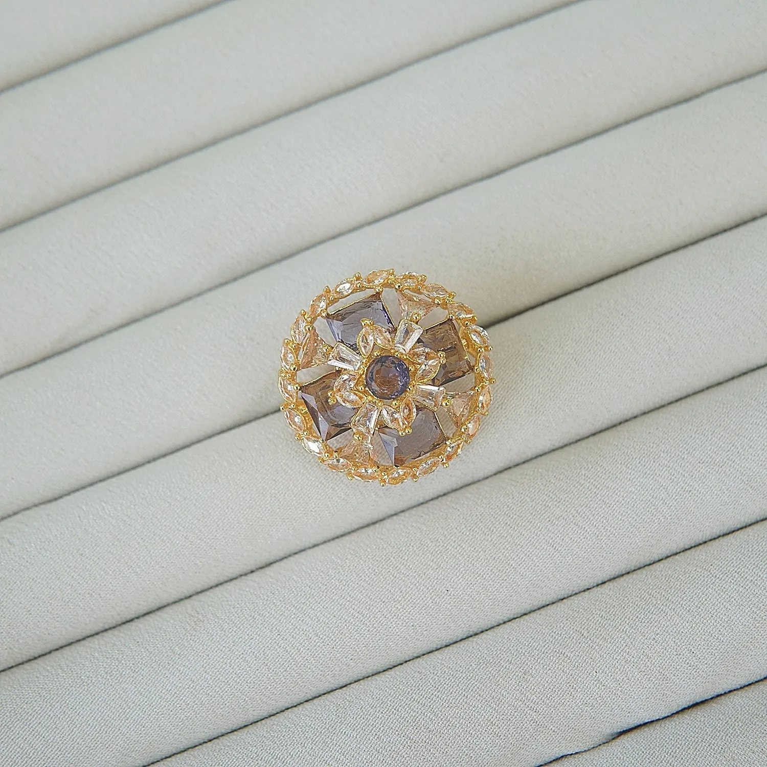 Gemstone Zirconia Doubleds Finger Ring