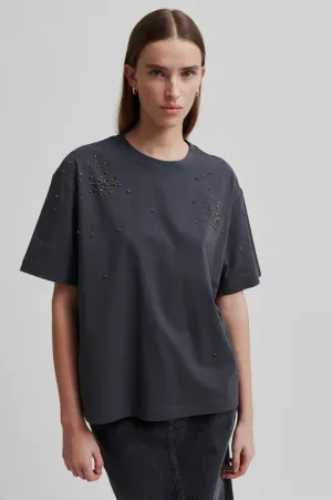 Glitta Sparkling Tee - Volcanic Ash