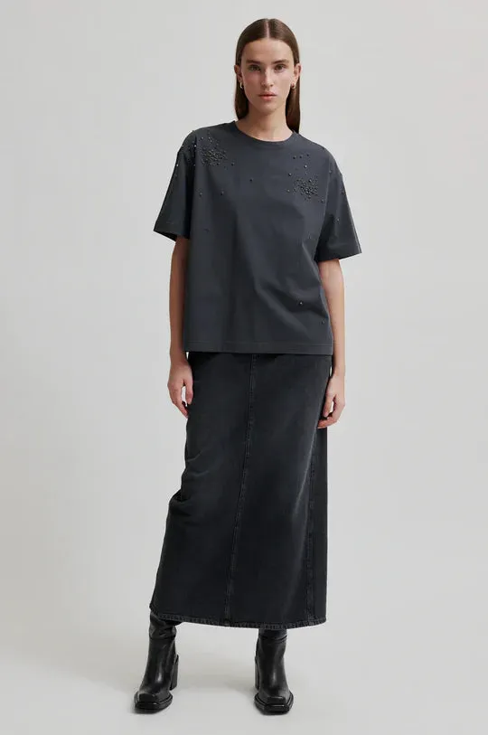 Glitta Sparkling Tee - Volcanic Ash