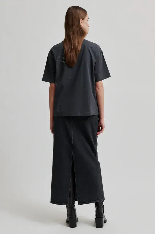 Glitta Sparkling Tee - Volcanic Ash