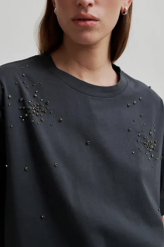 Glitta Sparkling Tee - Volcanic Ash