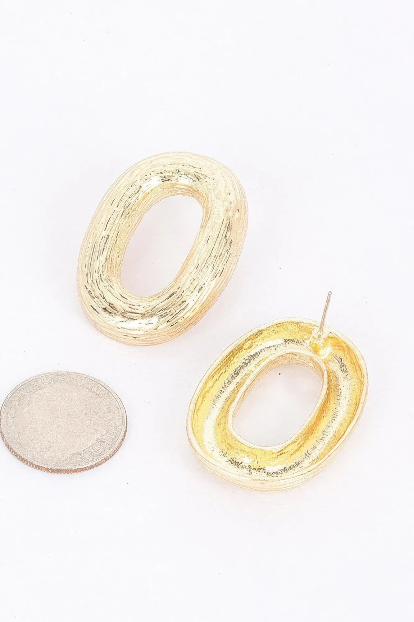 Gold Plated Metal Earring