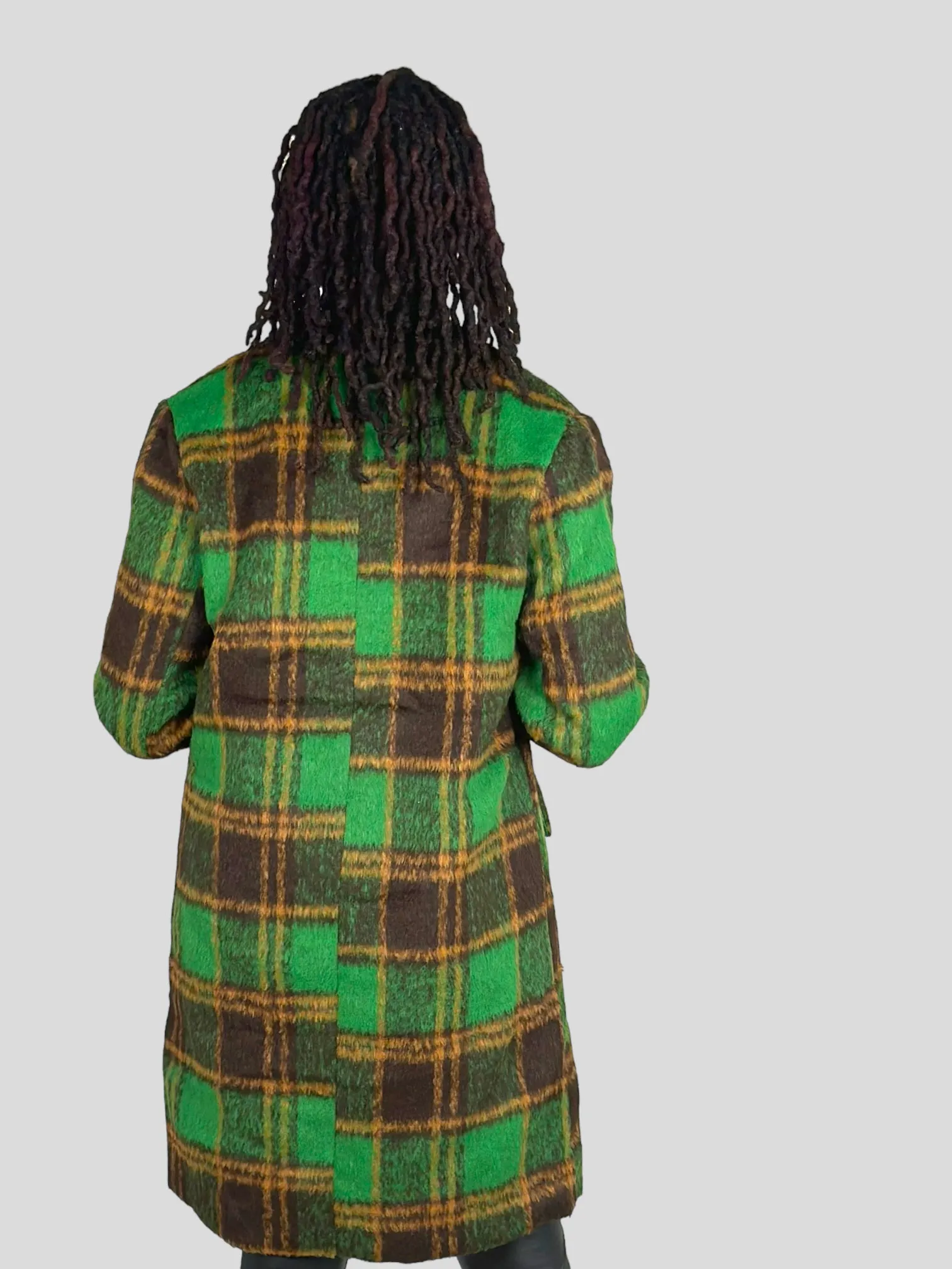 Green Plaid Coat