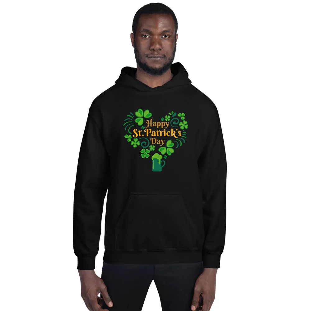 Happy St. Patrick's Day Heart Hoodie