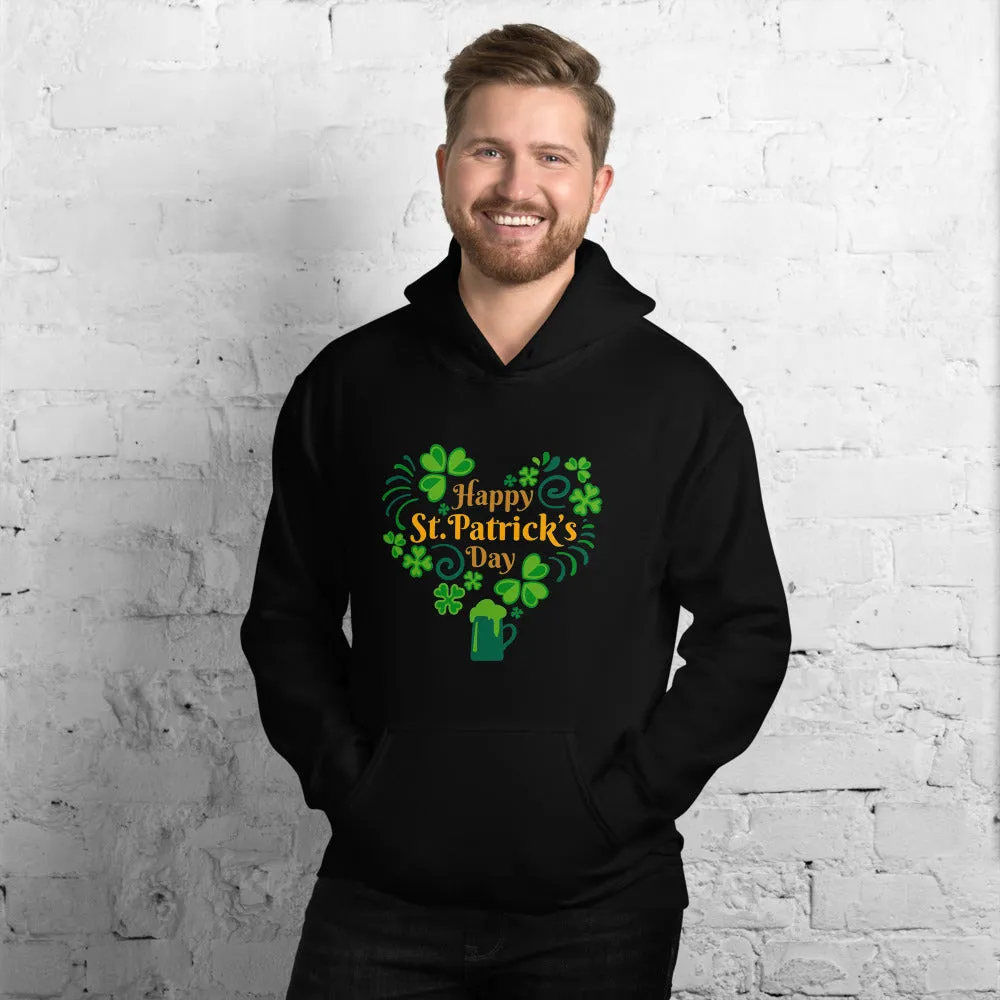 Happy St. Patrick's Day Heart Hoodie