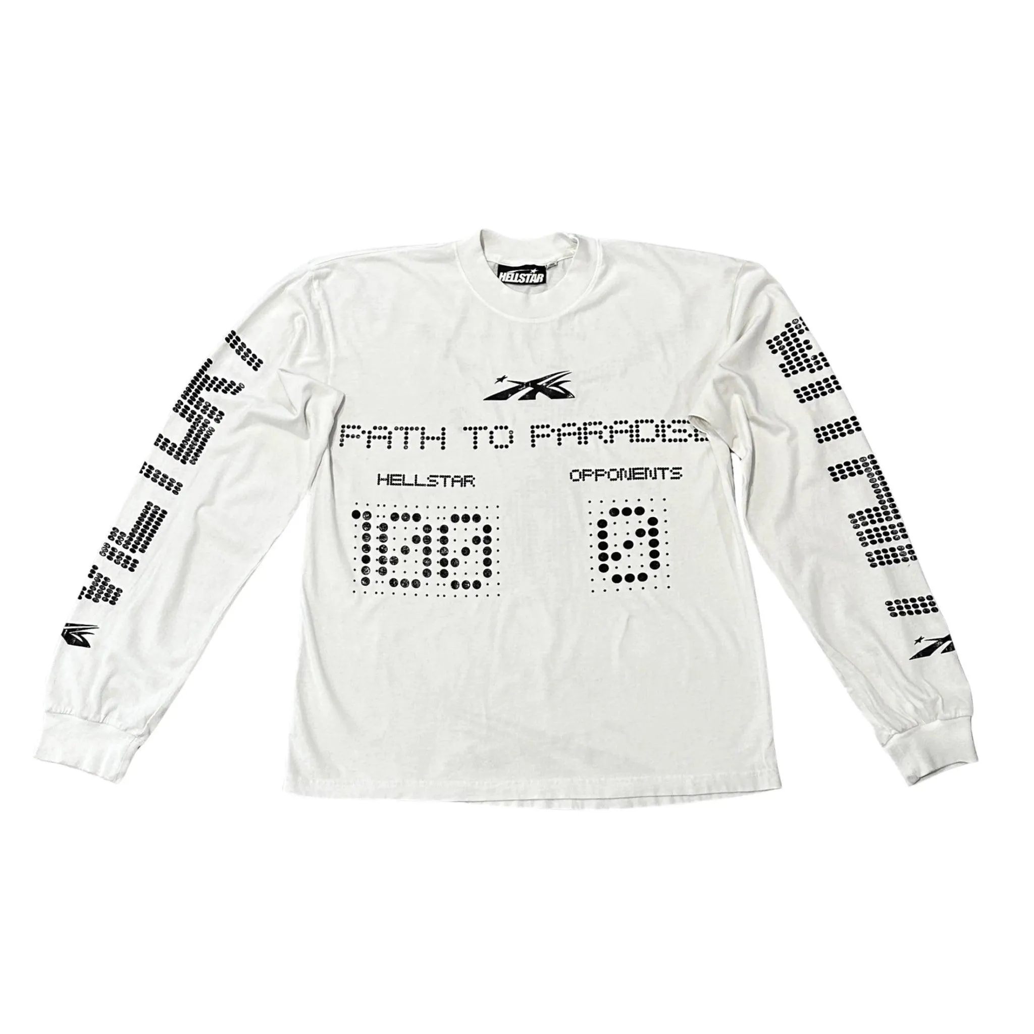 Hellstar Sports Scoreboard L/S T-Shirt White