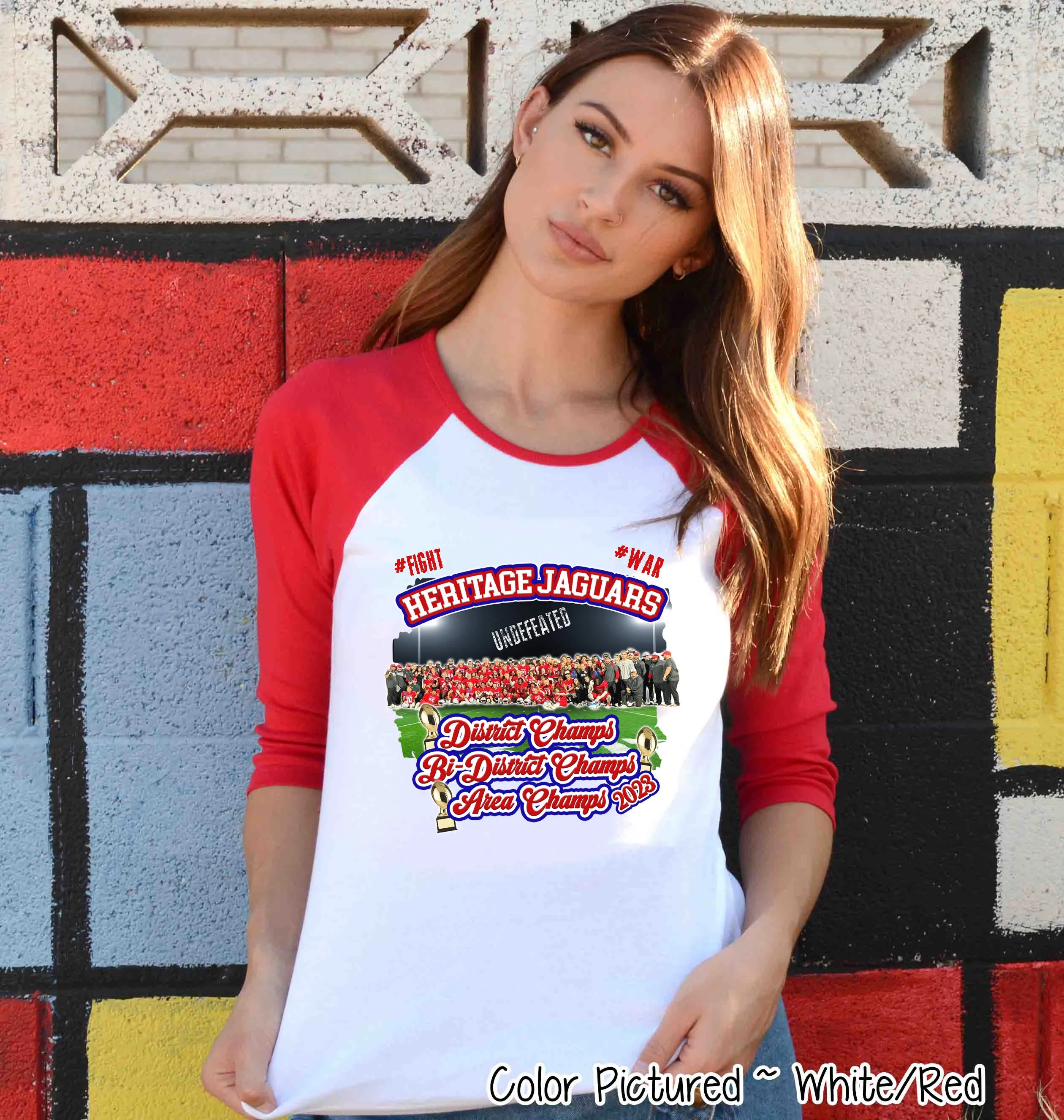 Heritage Jaguars Undefeated Area Champs Tee
