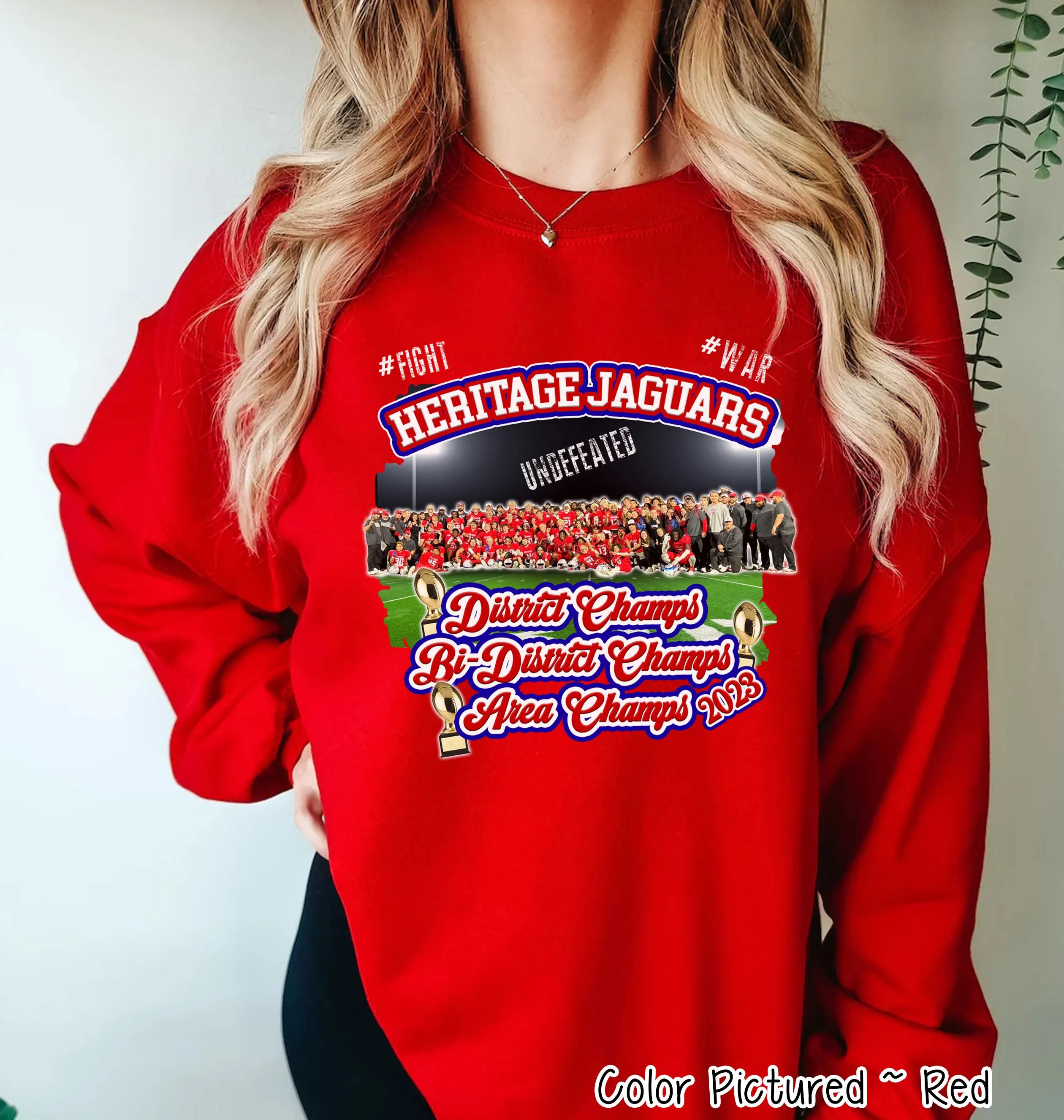 Heritage Jaguars Undefeated Area Champs Tee