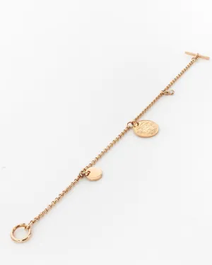 Hermès Rose Gold Ex-Libris Small Model Bracelet