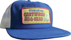 HEROIN | Certified Trucker Mesh Hat Adj | Blue