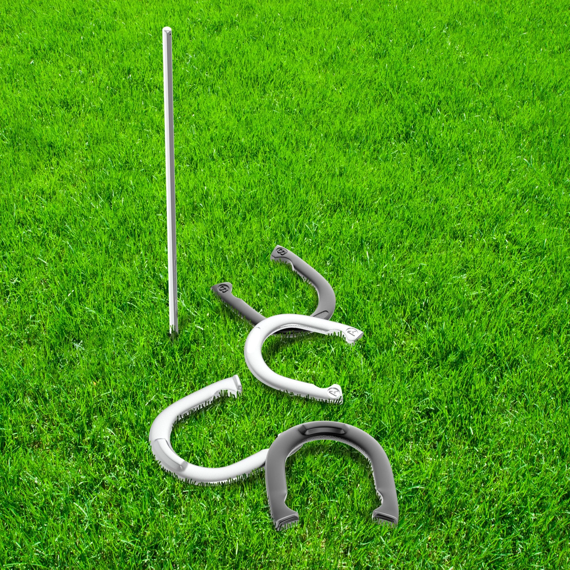 Hey! Play! Trademark Games Professional Horseshoe Set - Heavy Duty