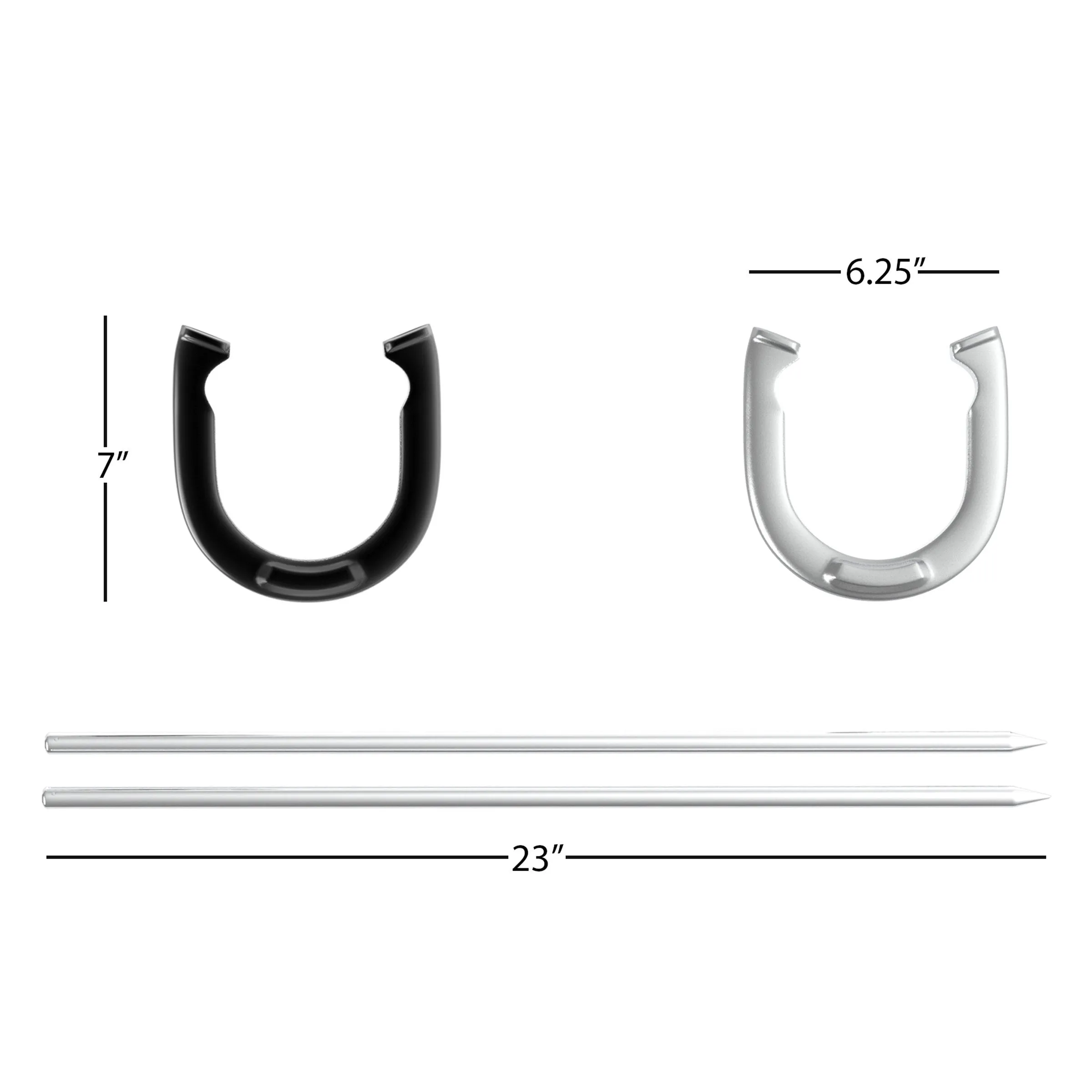 Hey! Play! Trademark Games Professional Horseshoe Set - Heavy Duty