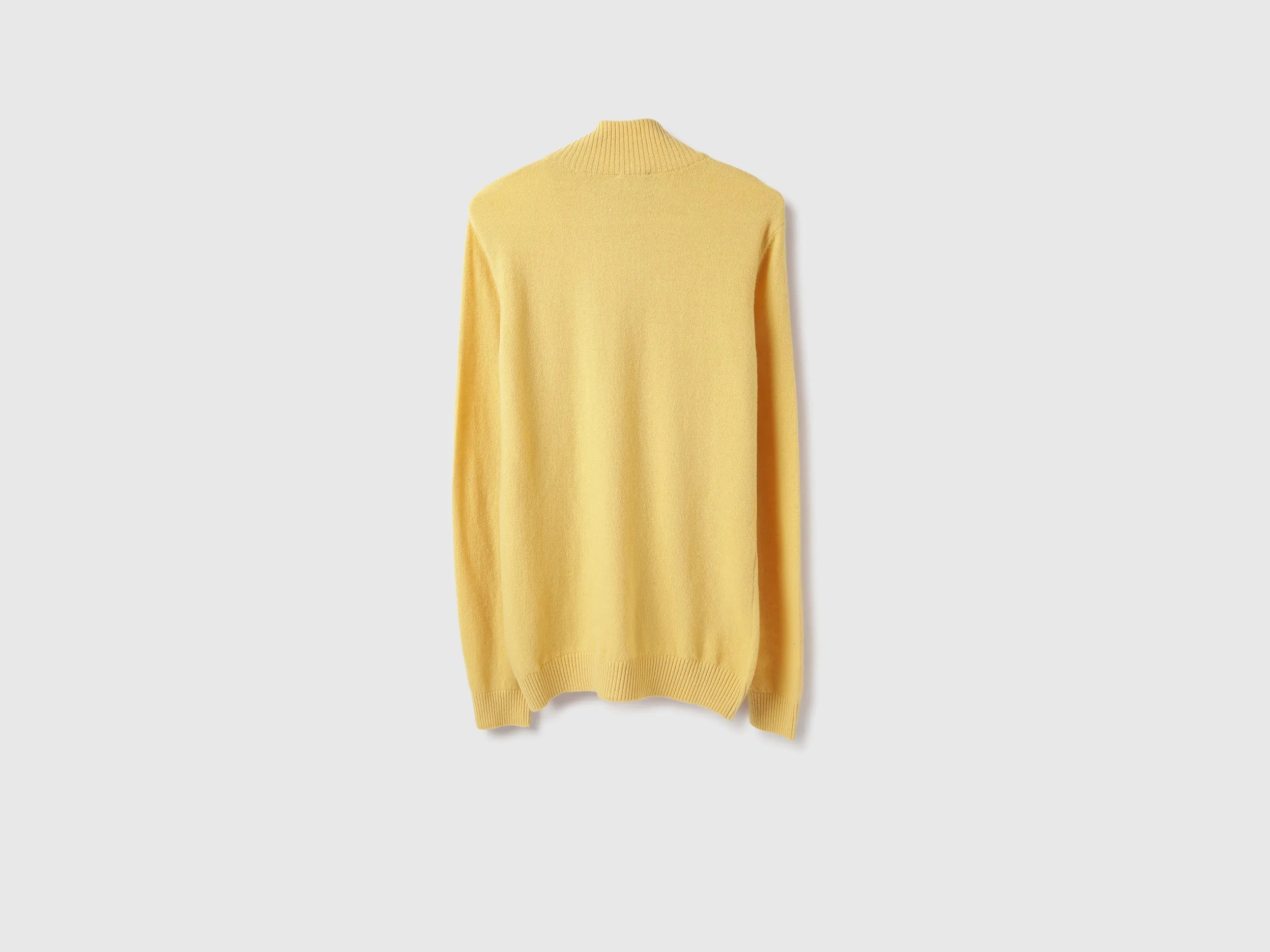High Neck Solid Cardigan Sweater