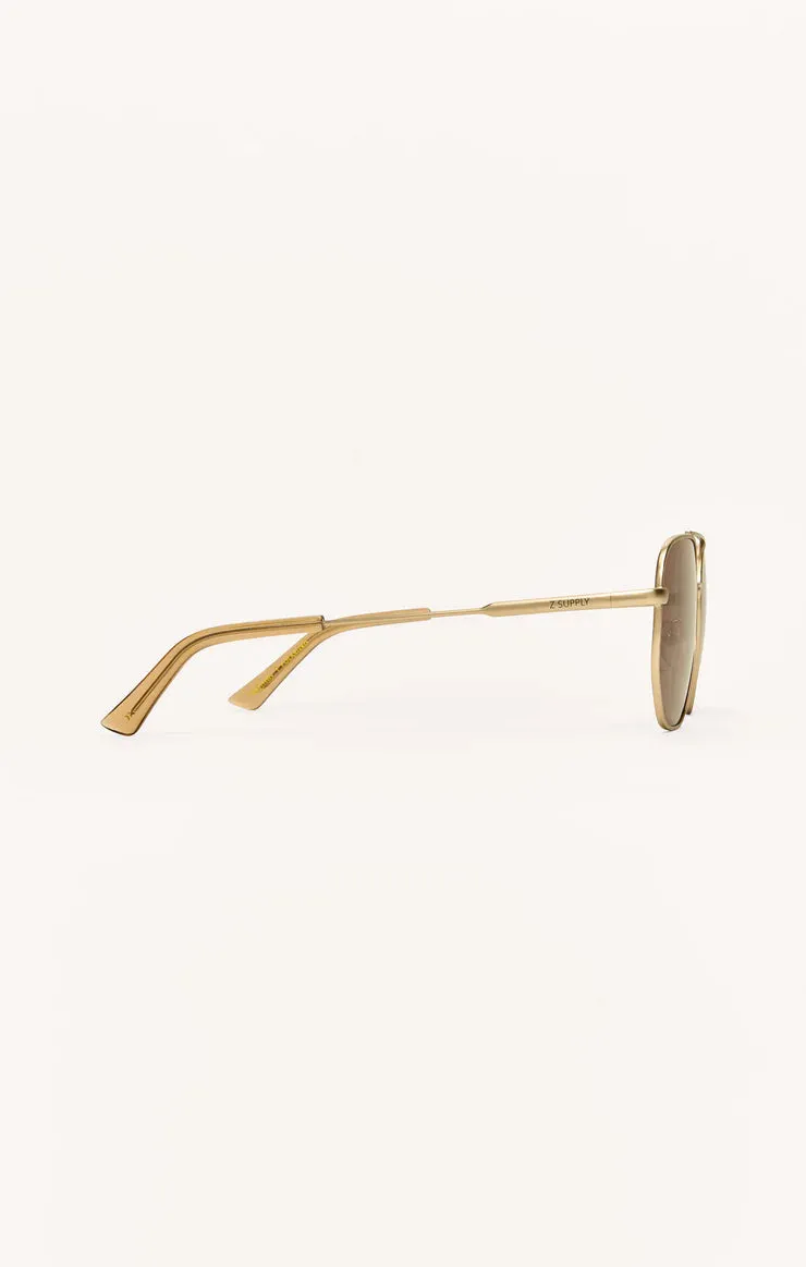 Highway Sunglasses Gold/Brown
