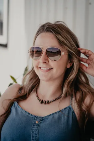 'Horizon' American Bonfire Co. Sunglasses (Brown)