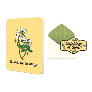 It Will All Be Okay Deluxe Greeting Card