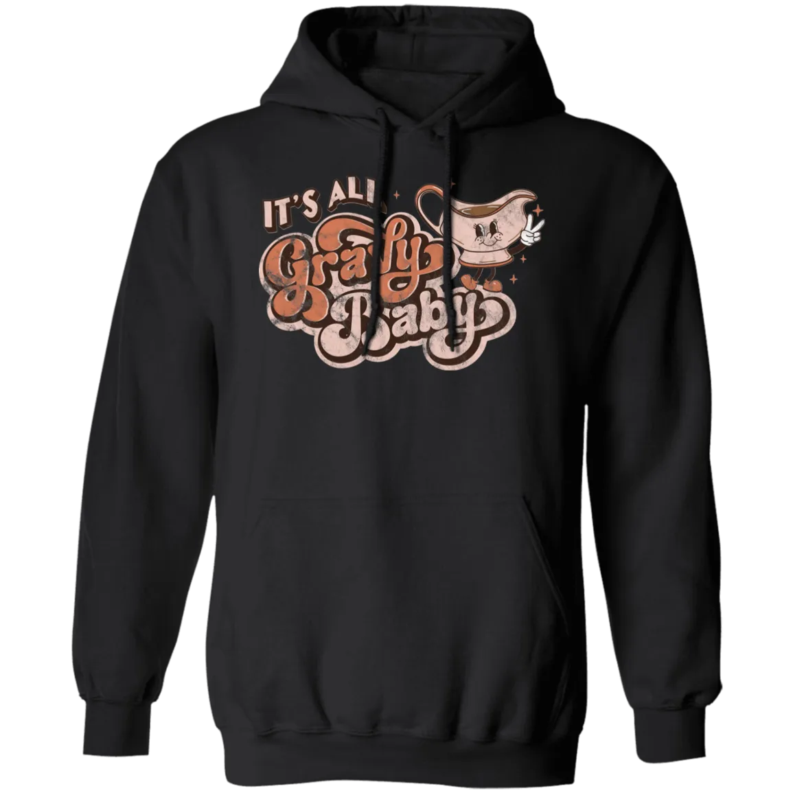 It’s All Gravy, Baby Gildan Hoodie – Cozy Thanksgiving Fun for Fall!