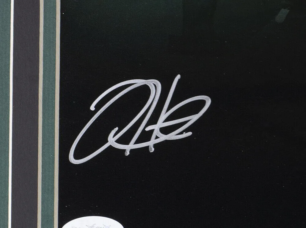 Jalen Hurts Signed Framed Eagles 8x10 Football Collage Photo JSA