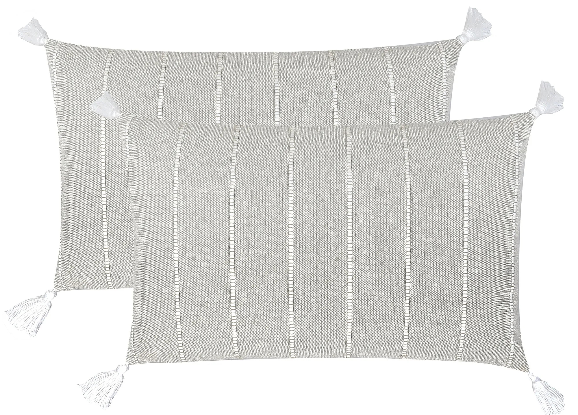 Jessy Cotton Cushion 50x30 Taupe - Soft and Stylish