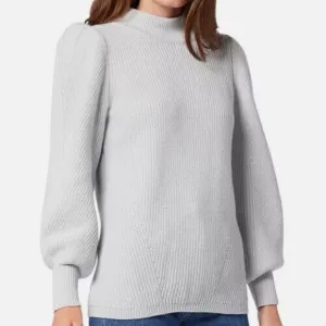 Joie Tandou Bishop Sleeve 100% Wool Sweater Size Small