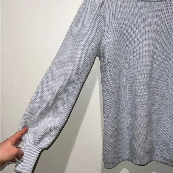 Joie Tandou Bishop Sleeve 100% Wool Sweater Size Small