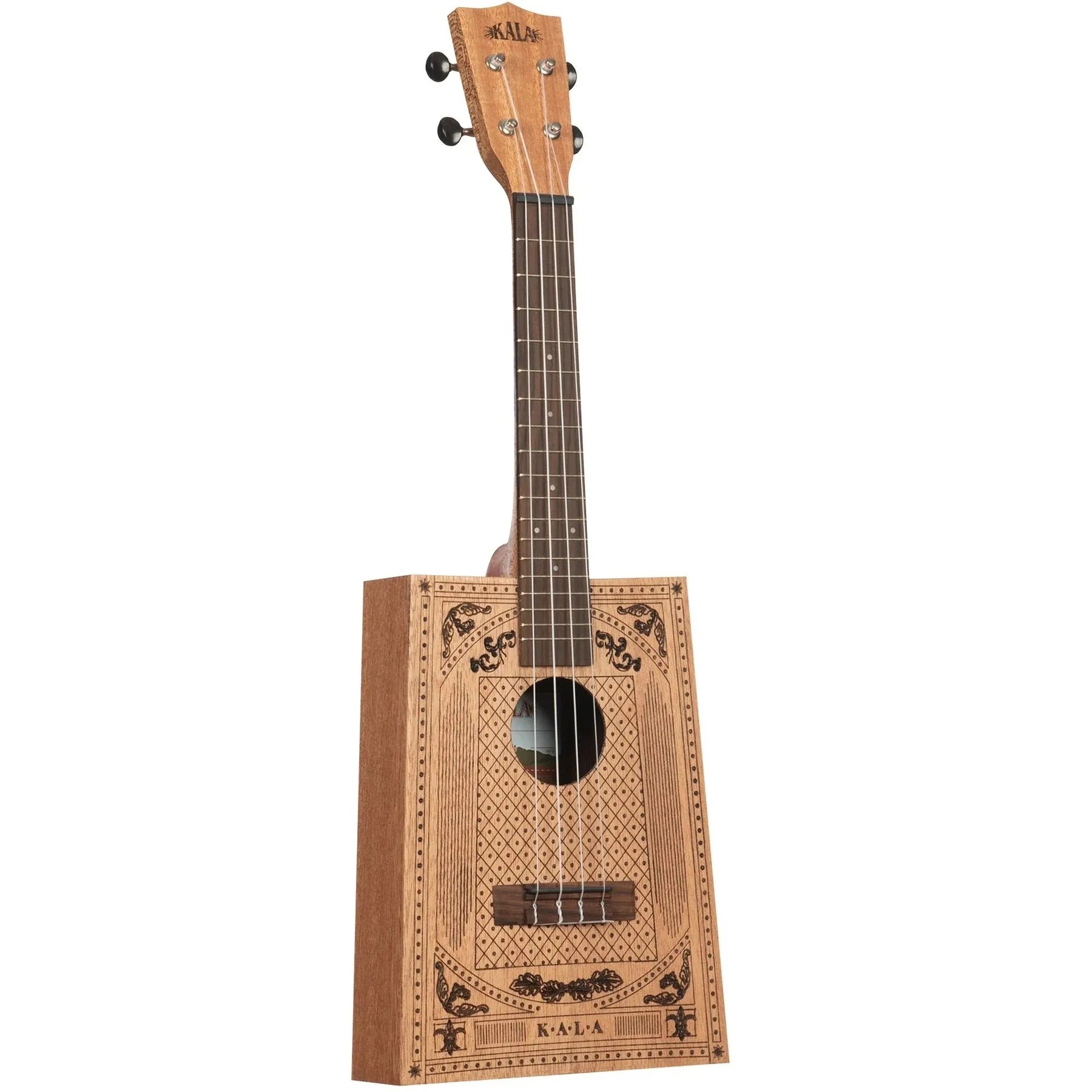 Kala Cigar Box Concert Ukulele - Victorian Style