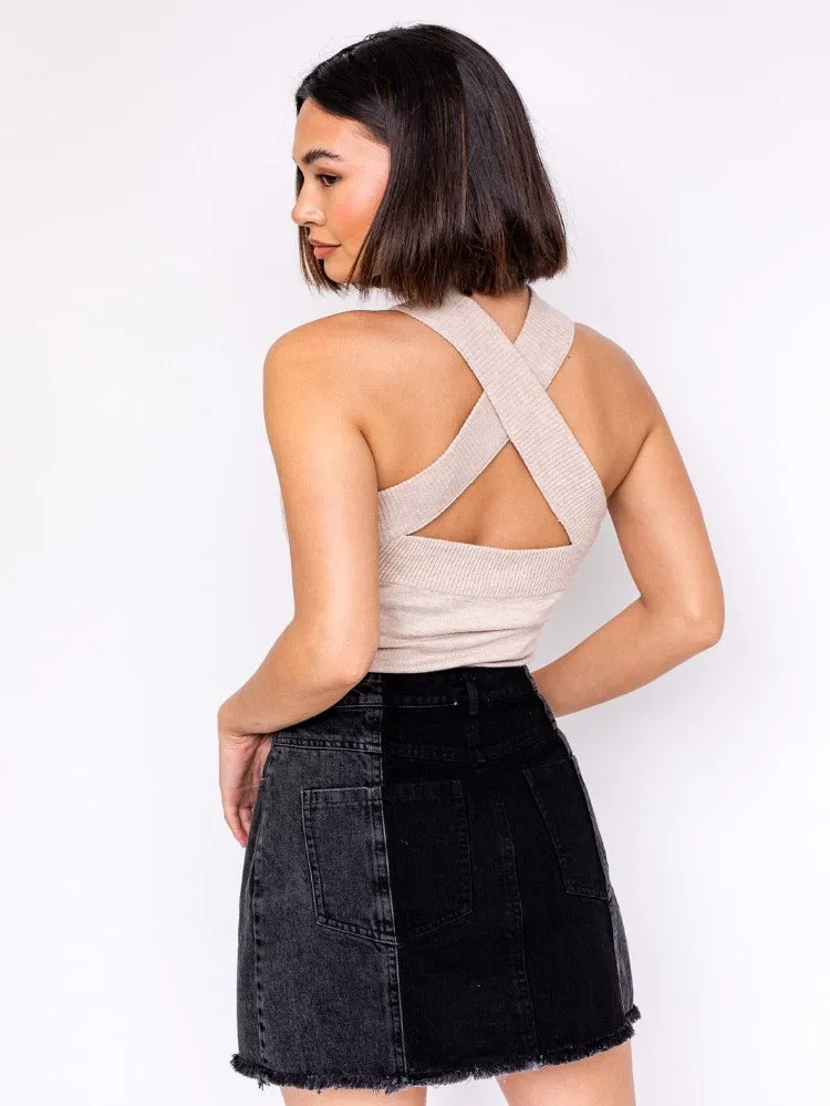 Karla Halter Band Bodysuit