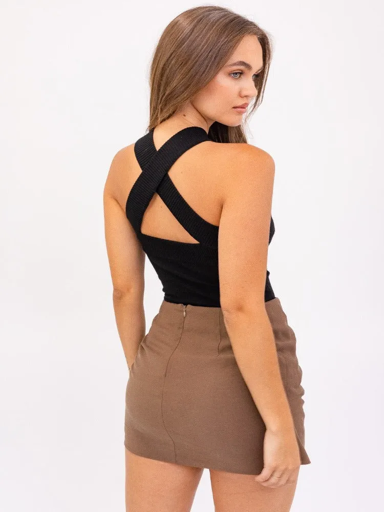 Karla Halter Band Bodysuit