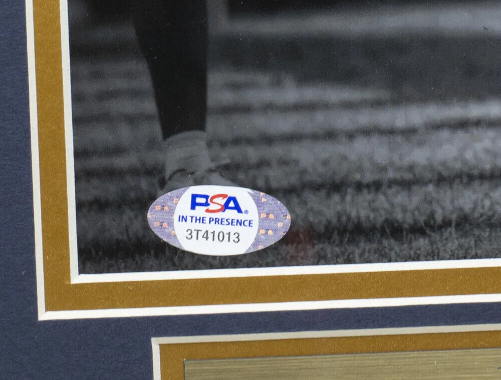 Kevin Austin Jr. Signed Framed Notre Dame 8x10 Spotlight Football Photo PSA