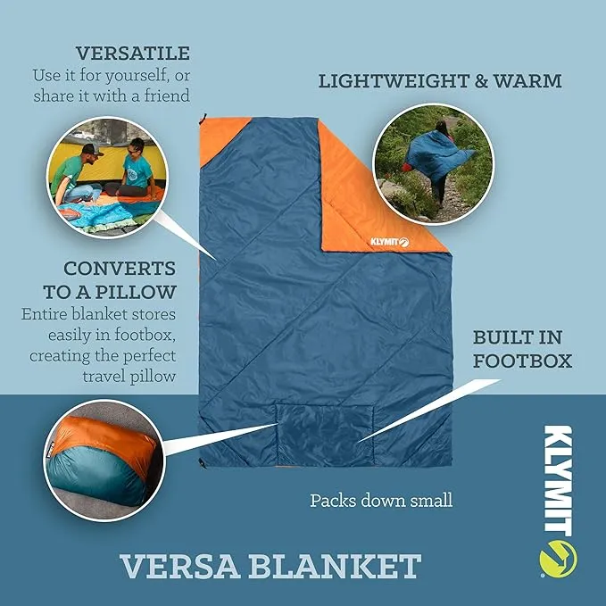 Klymit Versa Packable Camping Blanket & Comforter