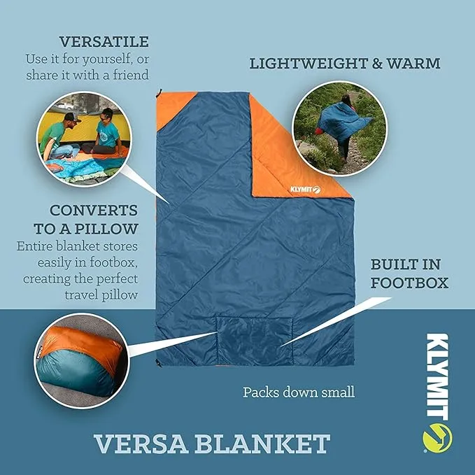 Klymit Versa Packable Camping Blanket & Comforter