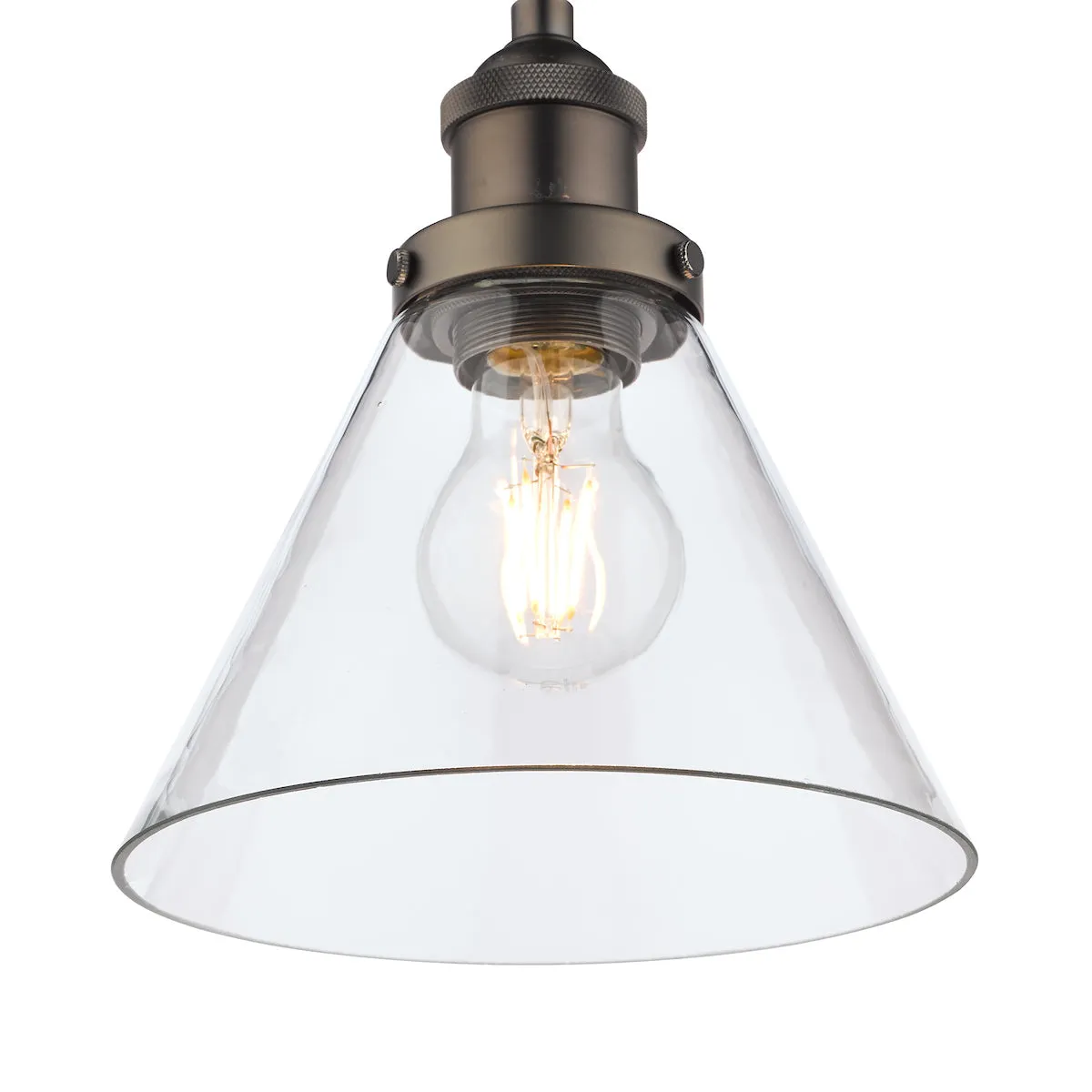 Laura Ashley Isaac Brushed Chrome LA3742245-Q  1 Light Pendant Ceiling Light